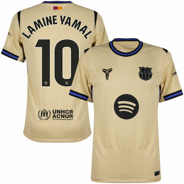Nike Barcelona x Kobe Away Lamine Yamal 10 Shirt 2025-2026 (La Liga)