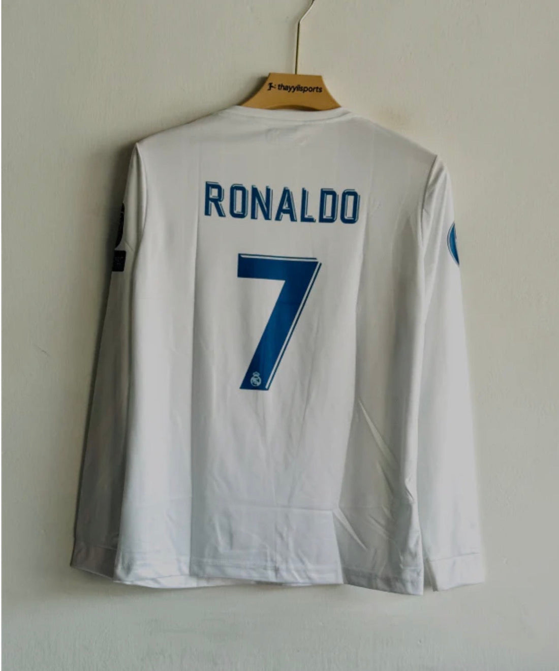 RealMadrid Ronaldo 7 Full sleeves Jersey