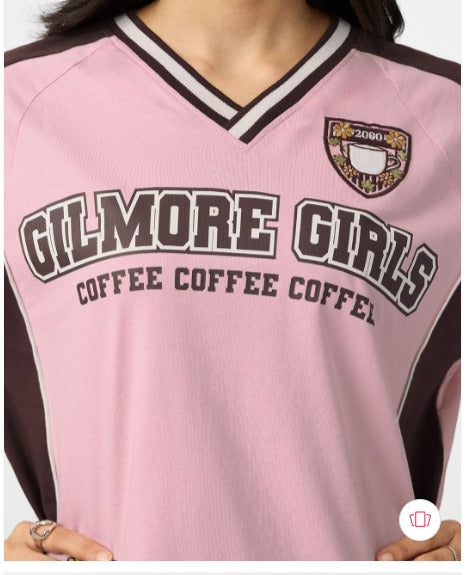 Baseball downshoulder jersey Gill more girl