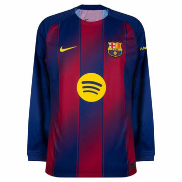 Nike Barcelona Home L/S Shirt 2025-2026 (Champions League Options)